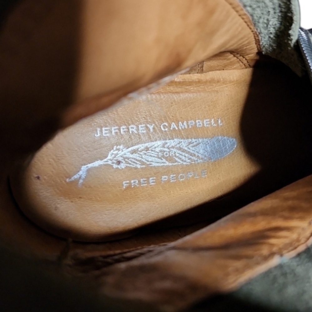SOLD Jeffrey Campbell For Free People Studded Joe Tall Boots Lace Up Over Knee 9 - Picture 11 of 11